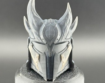 Daedric Mando Helmet for Action Figures