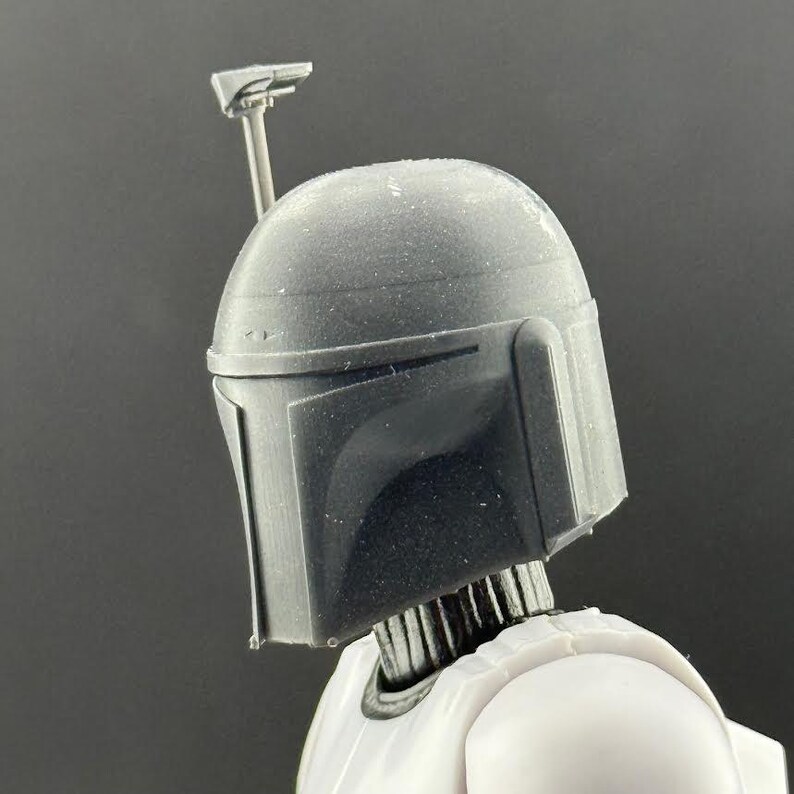 Basic Mando Helmet Accessory for Action Figures immagine 2