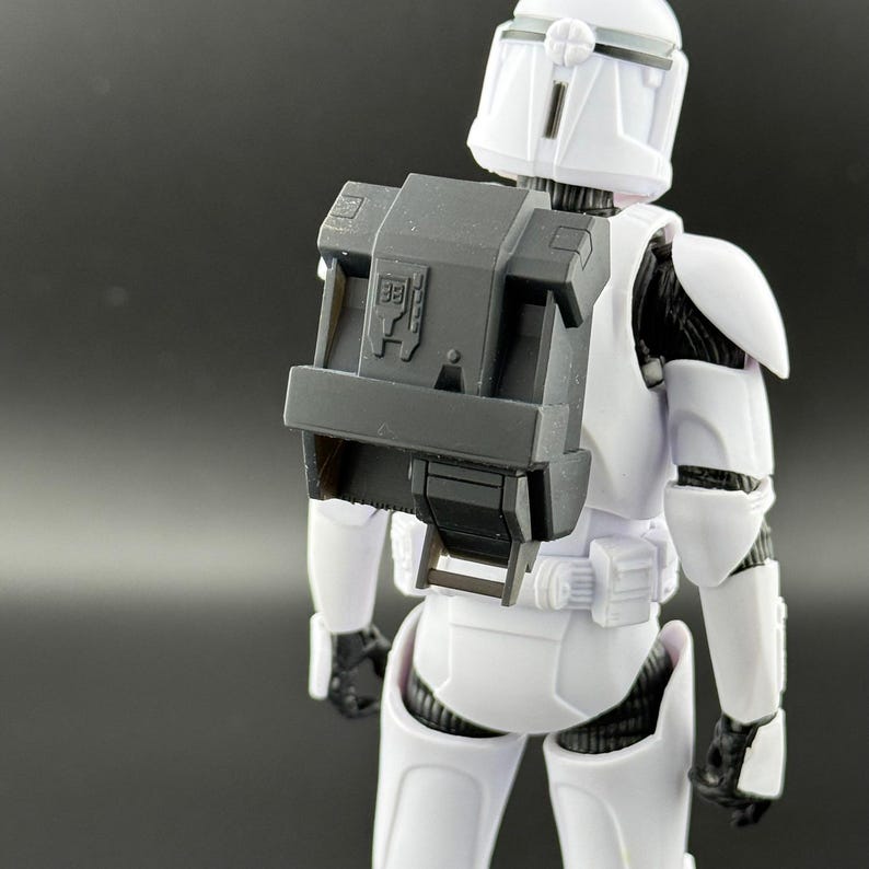 Commando Backpack W/removable Canisters for Action Figures - Etsy