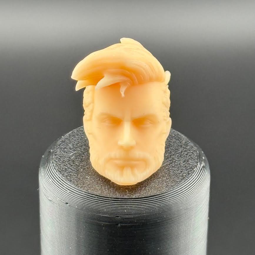 Rick Flag Sr Head Sculpt for Action Figures