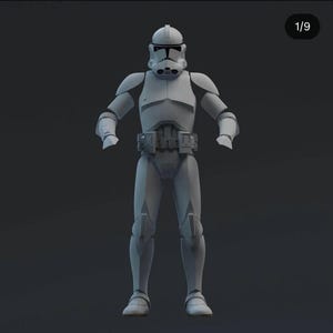 Custom Clone Armor Kit for Action Figures