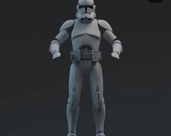 Custom Clone Armor Kit for Action Figures