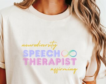 Neurovielfalt bekräftigende Logopädin Unisex T-Shirt
