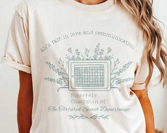 All's Fair in Liebe und Kommunikation - Logopädin T-Shirt