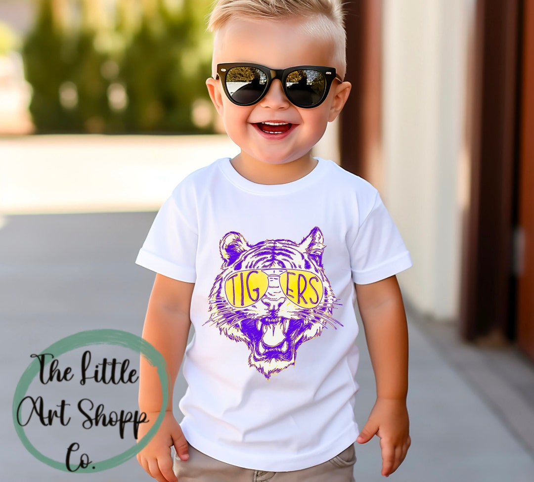 Lsu Tigers Toddler Boy Tshirt PNG Sublimation Download DTF Transfer
