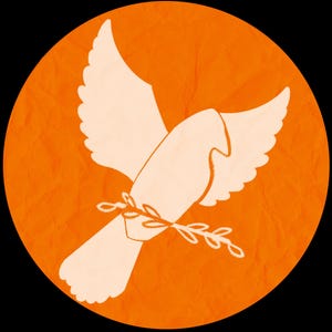 DOVE PEACE STICKER