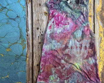 Ice Dyed Custom Tank Top, Dyed to Order