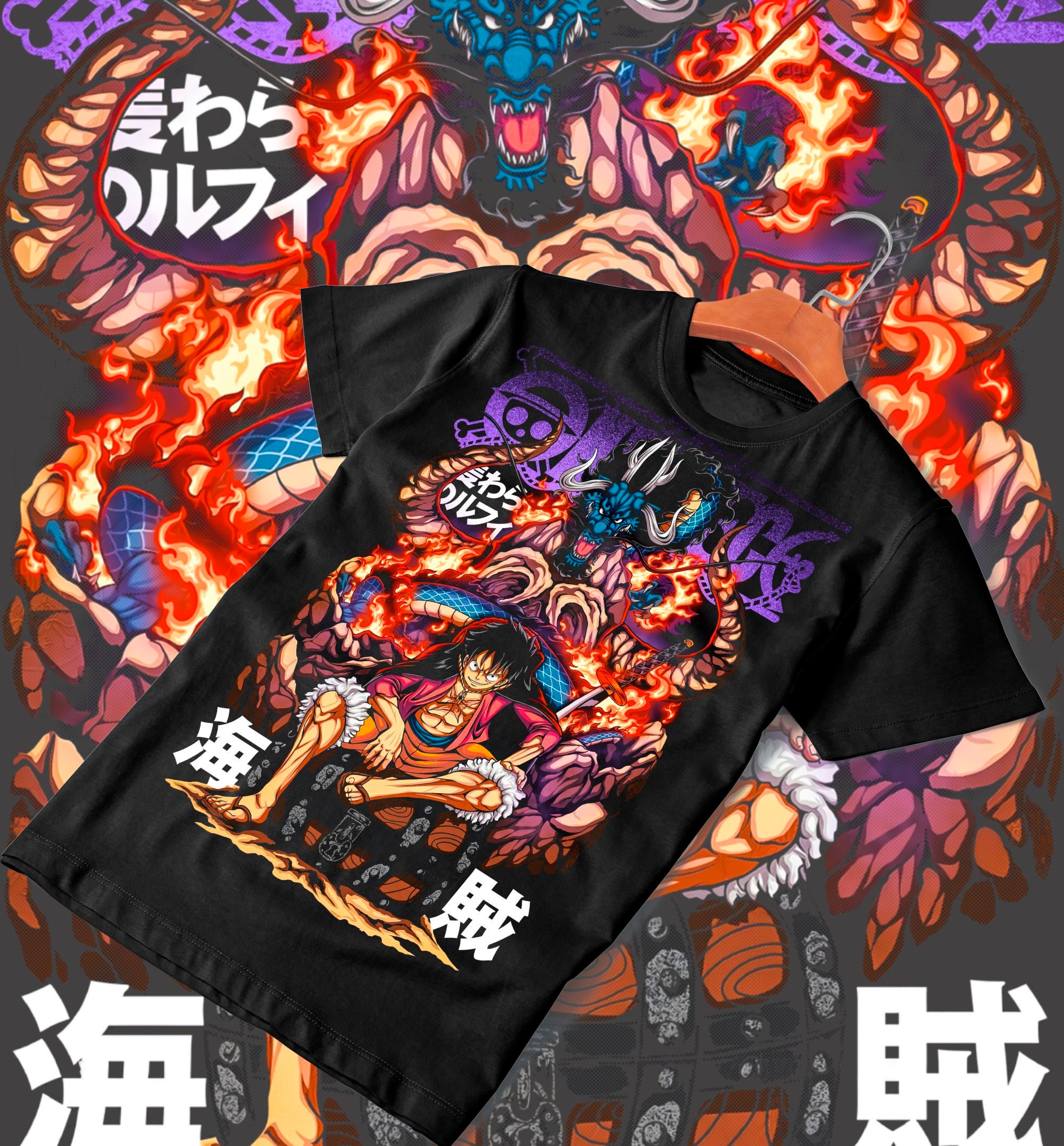 Luffy Gear 5 vs Kaido ONE PIECE Poster for Sale by newgatearts