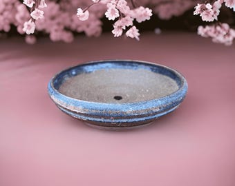 Handmade Bonsai Pot - One of a Kind Bonsai Pot - Stoneware - Bonsai Pot - Round Pot - Bonsai