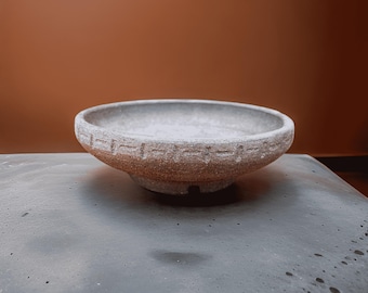 Handmade Bonsai Pot - One of a Kind Bonsai Pot - Stoneware - Bonsai Pot - Round Pot - Bonsai