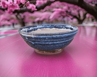 Handmade Bonsai Pot - One of a Kind Bonsai Pot - Stoneware - Bonsai Pot - Round Pot - Bonsai