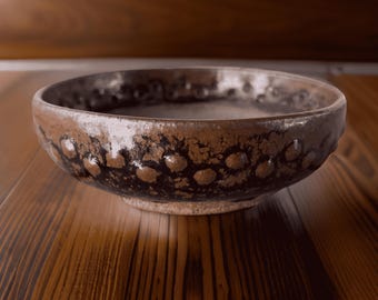Handmade Bonsai Pot - One of a Kind Bonsai Pot - Stoneware - Bonsai Pot - Round Pot - Bonsai