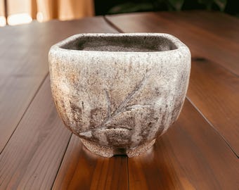 Handmade Bonsai Pot - One of a Kind Bonsai Pot - Stoneware - Bonsai Pot - Round Pot - Bonsai