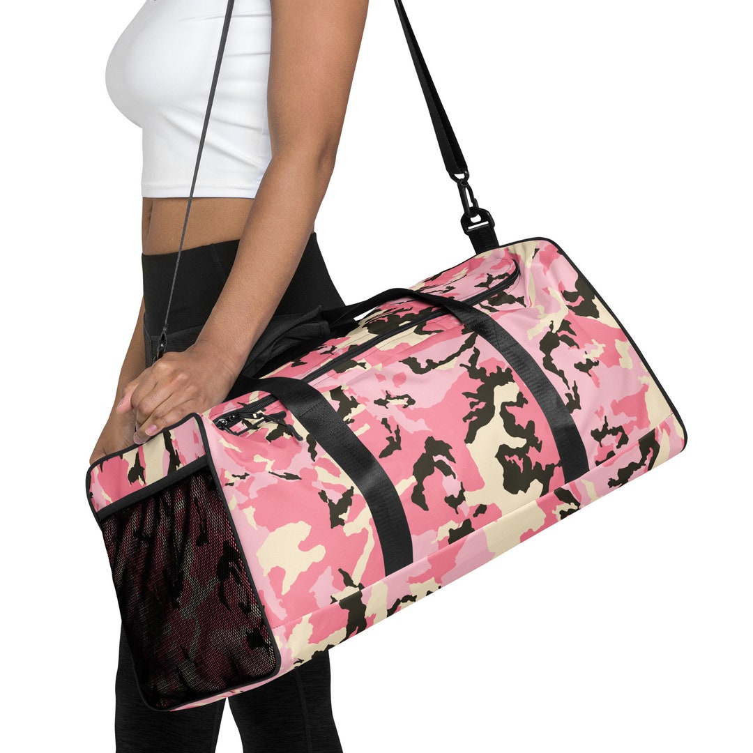 The Ultimate Pink Camo Duffle Bag Your Perfect Blend of Style Etsy