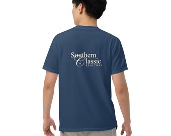 Unisex garment-dyed heavyweight t-shirt - Southern Classic Realtors