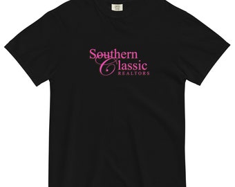 Unisex garment-dyed heavyweight t-shirt - Southern Classic Realtors