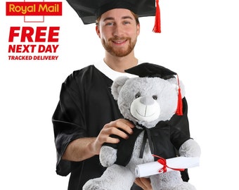 Graduation Gift Teddy Bear with certificate (9” 20cm) and (12” 30cm)