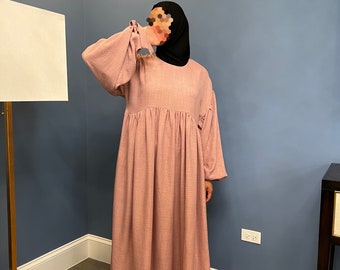 Abaya Dress, Maxi Dress, Long Dress, Oversize Dress,