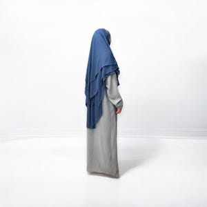Khimar, Three Layer Khimar, Khimar, Chiffon Khimar, Khimar with Elastic Bend