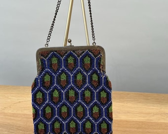 Art Deco Micro Bead Handbag