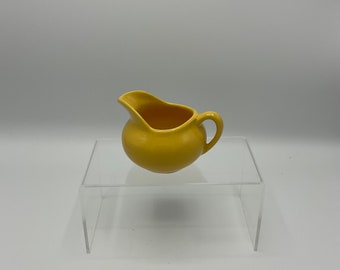 Vintage Yellow Bauer Pottery La Linda Creamer