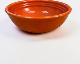Bauer Pottery of Los Angeles, Divided Vegetable Bowl in a Vibrant