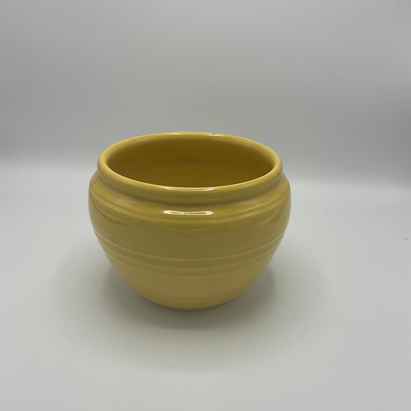 Yellow Pacific Pottery Jardiniere, Plant Pot, or Flower Vase