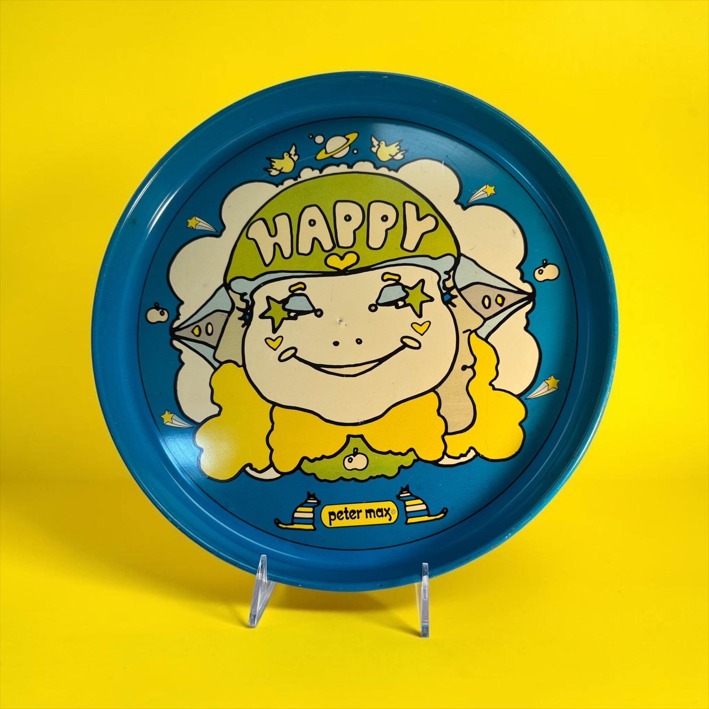 Vintage Tray Peter Max - Etsy