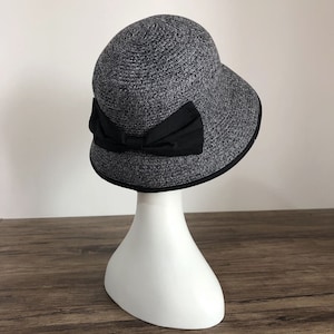 Straw Hat with Bow Tie, Straw Hat for Women, Straw Hat, Sun hat, Beach Hat,Summer Hat for Women