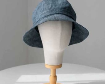 Bob en lin personnalisé, Bob grande taille, Bob pour femme, Chapeau de soleil pour femme fille, Bob printemps/été pour femme