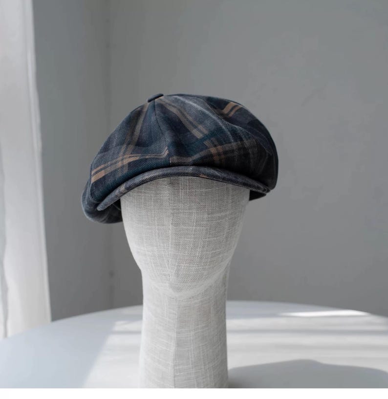 Unisex Newsboy Cap, Custom Made Oversized Newsboy Hat, Slouchy Newsboy Cap, Handmade Newsboy Cap Hat, Vintage Style,Gift for Him/Her Green