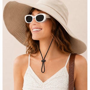 Oversized Brim UV Protection Hat - Lightweight, Breathable Sun Hat for Women - Perfect for Beach, Gardening, and Outdoor Activities image 20