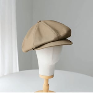 Unisex Newsboy Cap, Custom Made Oversized Newsboy Hat, Slouchy Newsboy Cap, Handmade Newsboy Cap Hat, Vintage Style,Gift for Him/Her image 16