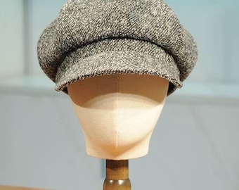 Custom Made Newsboy Hat, Unisex Newsboy Cap, Fall/Winter Newsboy Hat for Men/Women, Handmade Newsboy Cap Hat, Vintage Style