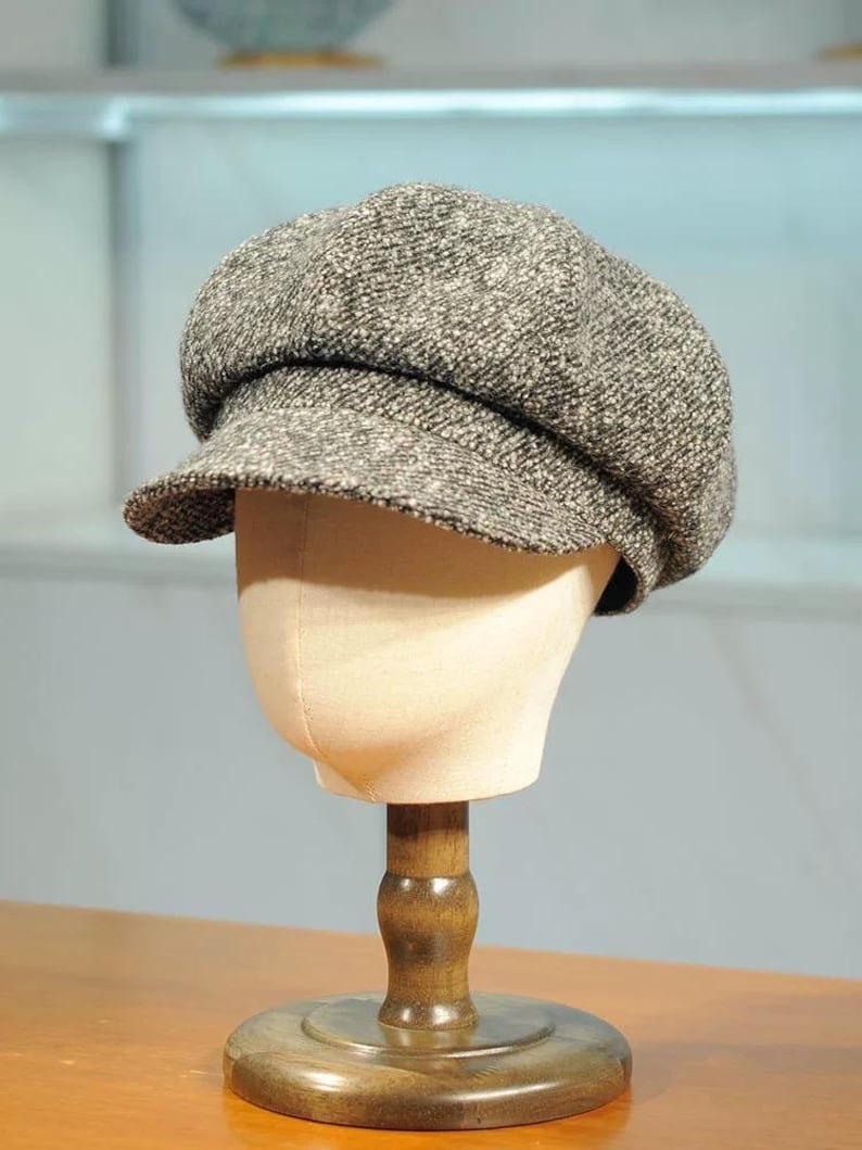 Mailboy Cap Custom Made Newsboy Hat, Unisex Newsboy Cap, Fall/winter Newsboy Hat ...