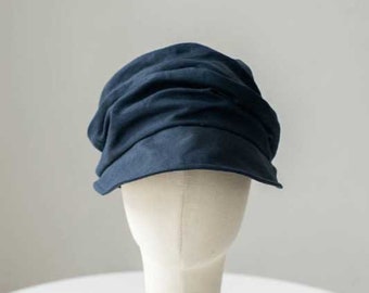 Two Way Newsboy Cap, Fall Winter Newsboy Cap for Women, 100% Linen  hat for Women, Summer Hat for Women, Holiday Gift,Git for her