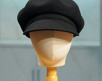 Custom Made Newsboy Hat, Unisex Newsboy Cap, Fall/Winter Newsboy Hat for Men/Women, Handmade Newsboy Cap Hat, Vintage Style