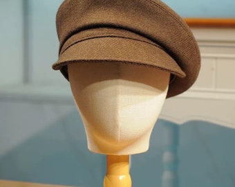 Oversized Fall Winter Newsboy Cap for Men/Women, 100% Wool Newsboy Hat, Painter Hat, Hat for Men/Women,Gift for Him/Her