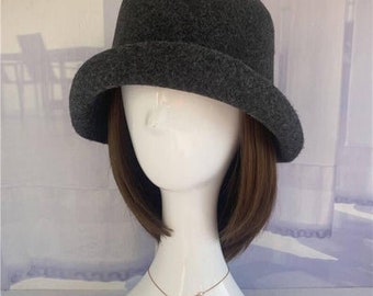 CHRISTINE ORIGINAL, Designer Vintage Hat, Mid-century, Ivory White Fur Felt, Bucket/cloche Style, Grosgrain Ribbon Trim, Classic Styling - Etsy CHRISTINE ORIGINAL, Designer Vintage Hat, Mid-century, Ivory White Fur Felt, Bucket/cloche Style, Grosgrain Ribbon Trim, Classic Styling - Etsy