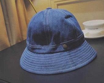 Cappello da pescatore in denim unisex oversize M-XL