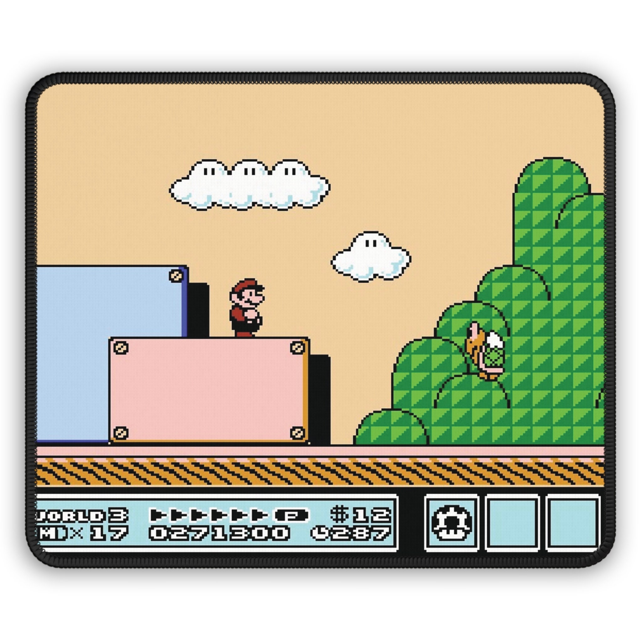 レトロゲームマウスパッド - マリオ、ゲーマーにぴったりの懐かしい