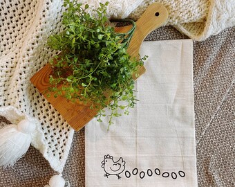 Farm collection Organic Cotton Flour Sack Kitchen Towel - Highly absorbent. by LeMilletBoutique