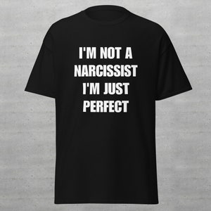 Camiseta divertida "Narcisista"Playboy Carti Meme Rap TeeFunny Gag Gift Camiseta