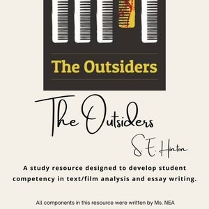 The Outsiders - A Study Resource for Teachers