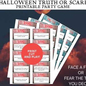 Halloween Truth or Scare | Party Game