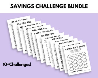 Savings Challenge Book | Bundle Deal | Printable