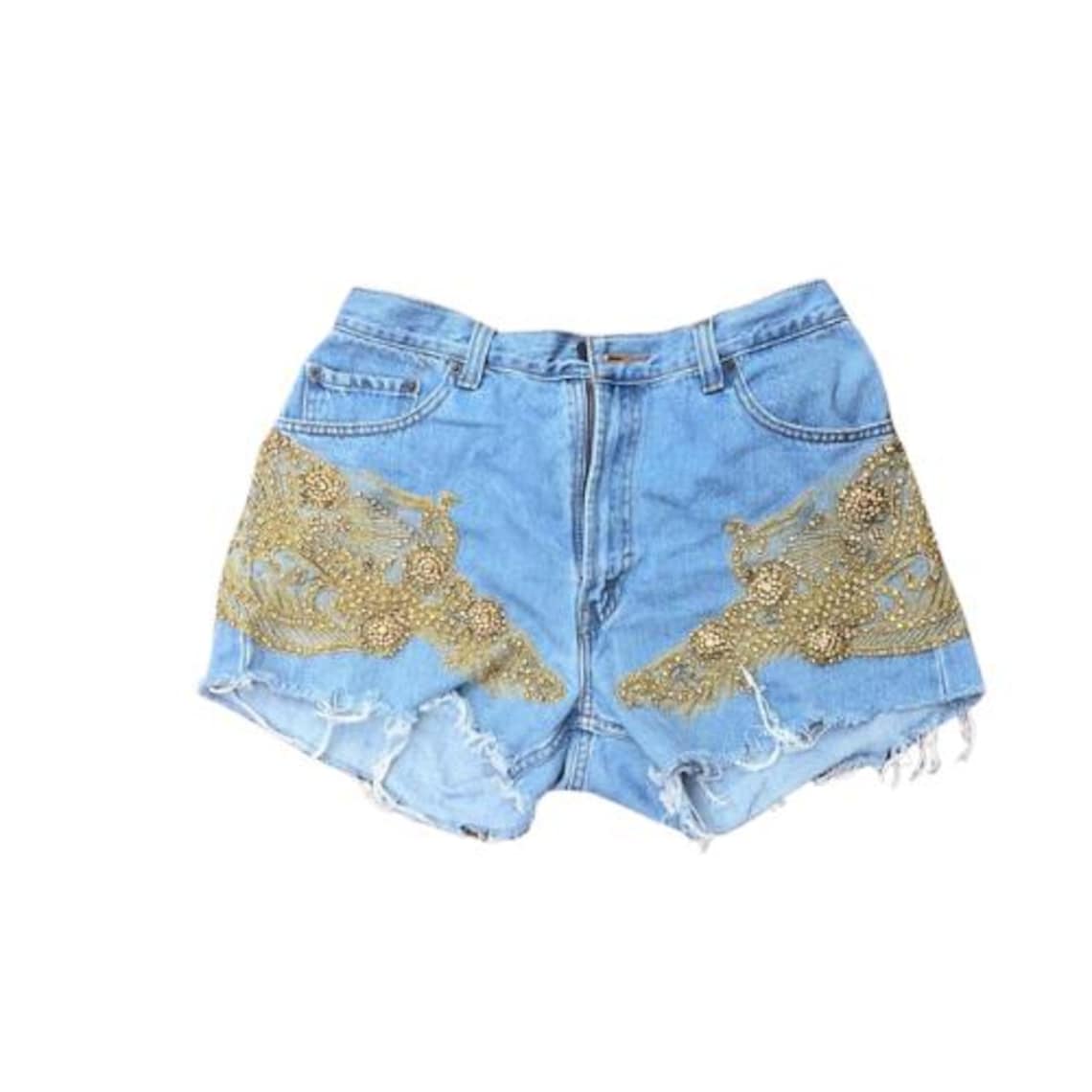 Pearls & Rhinestone shorts main image 1