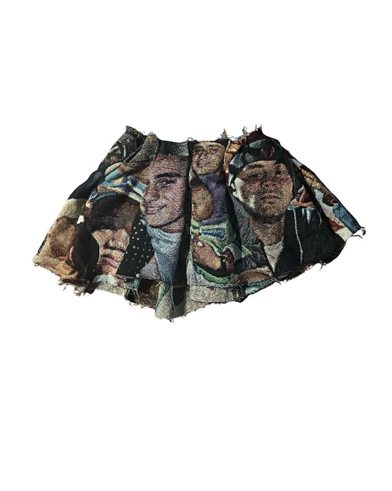 custom photo tapestry shorts or skirt