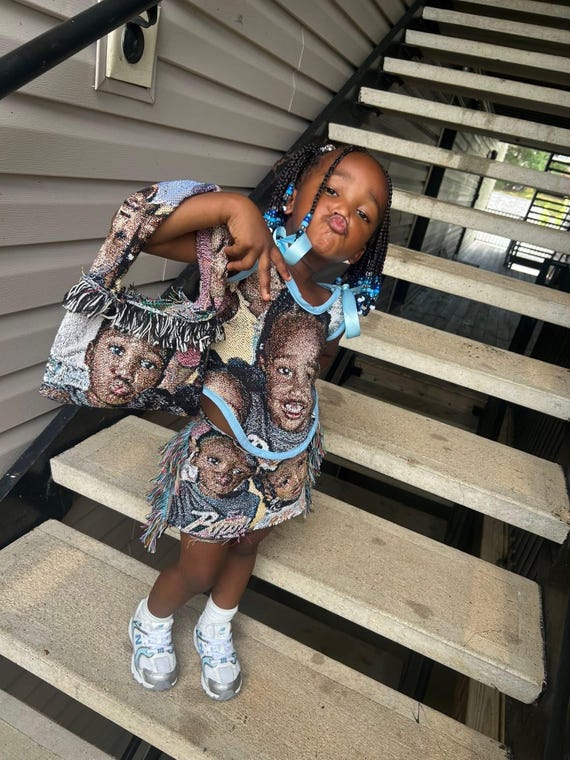 custom kids tapestry outfit