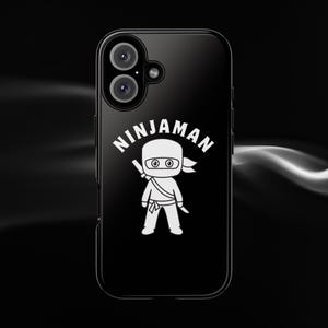 Ninjaman Phone Case - Cute Ninja Black Cover for iPhone, Samsung Galaxy, Google Pixel